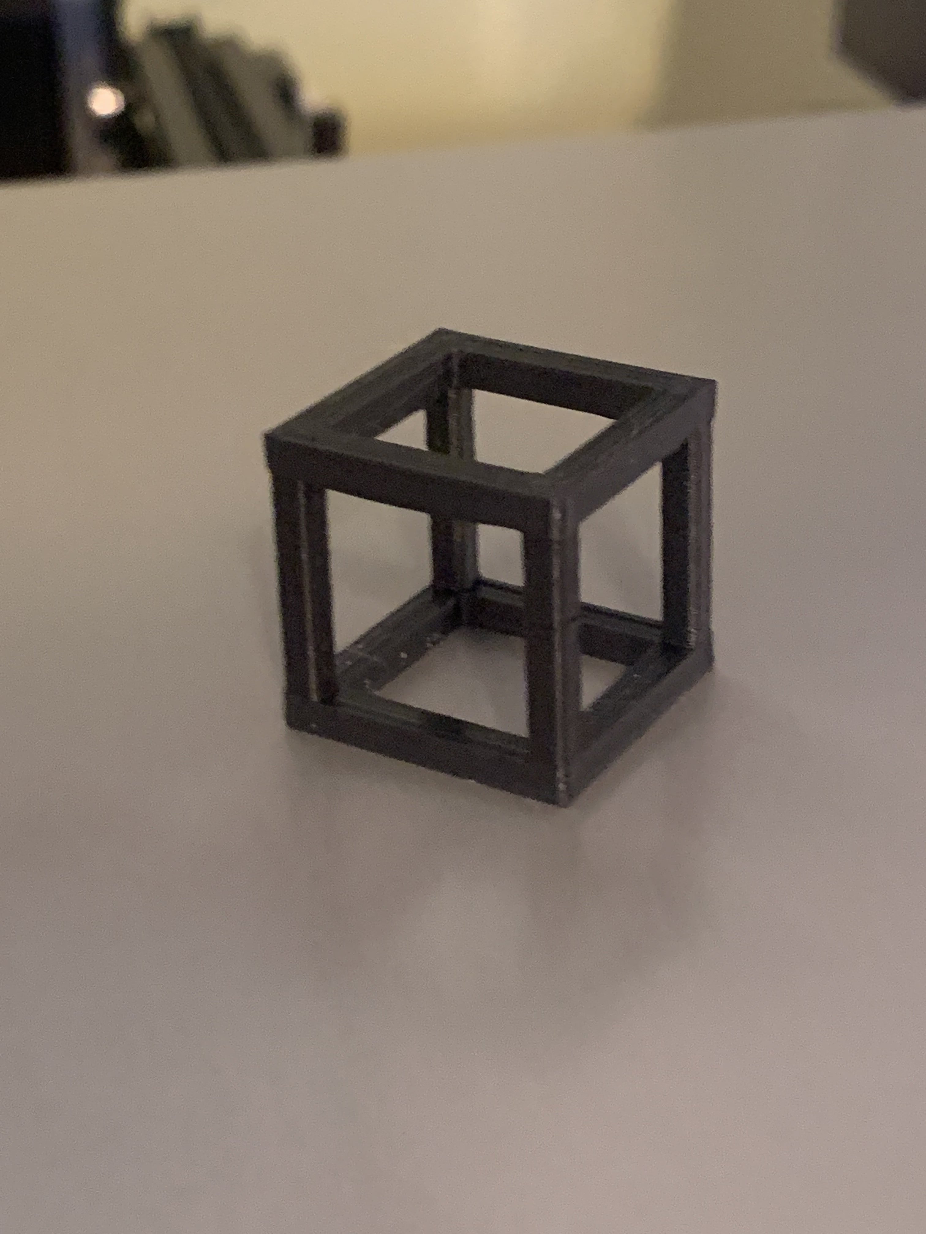 Calibration cube hollow version 3d model