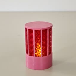 Infill insert for led tealight holder 3d model