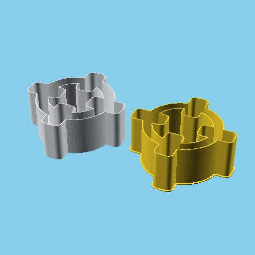 Target, nestable box (v1) 3d model