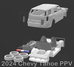 2024 Chevy Tahoe PPV Kit 1-87 scale 3d model