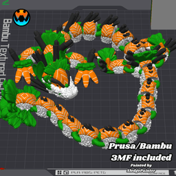 Sushi Dragon 3d model