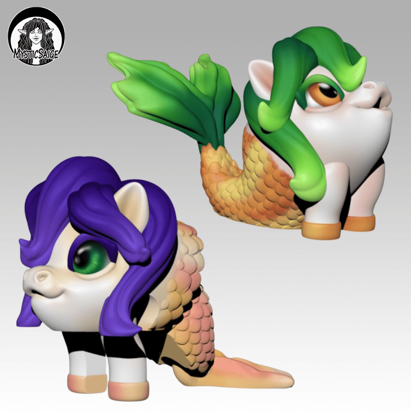 Hippocampus Puffling - Exclusive Model 3d model