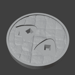 warrior duck with war hammer 3d model