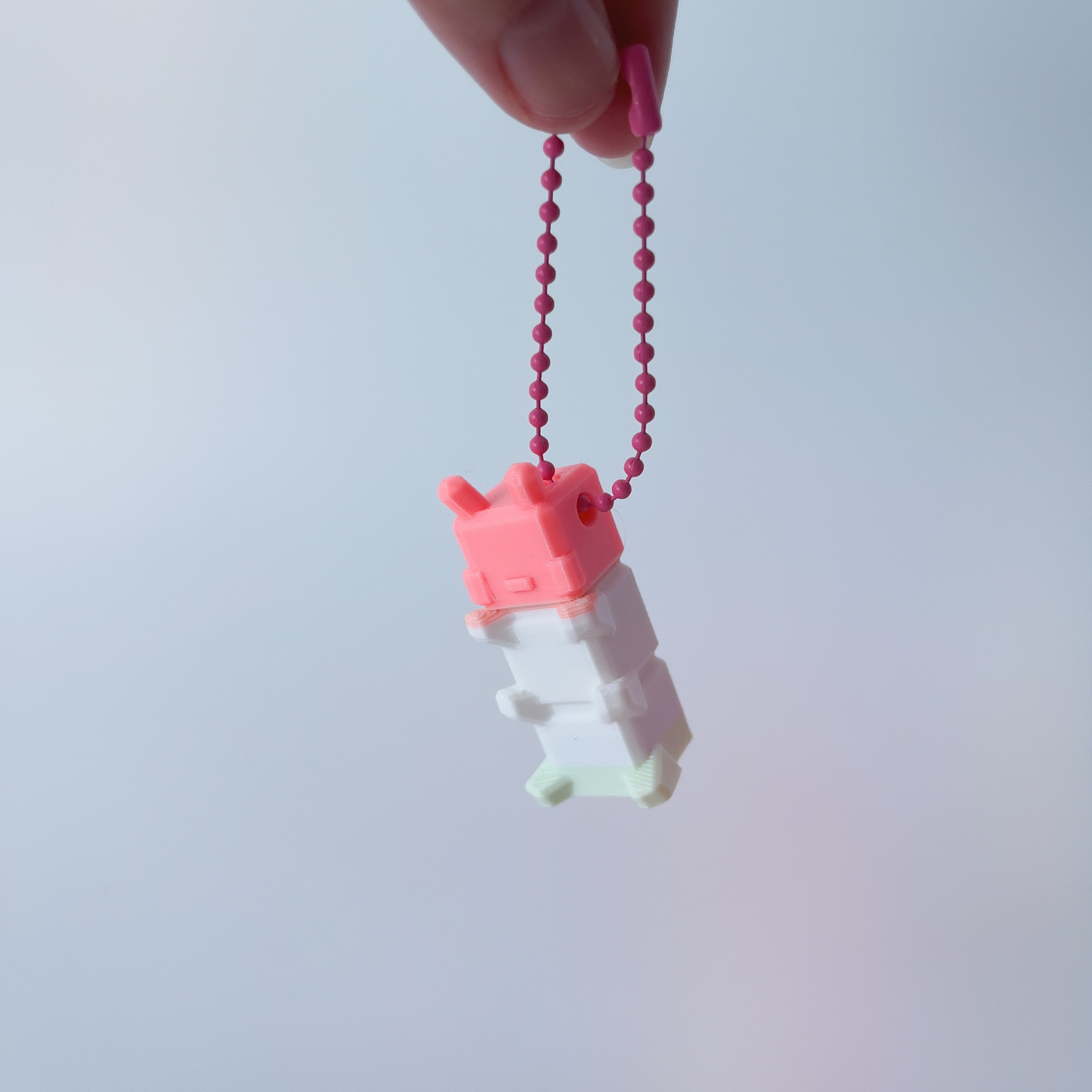 8bit Caterpillar 3d model