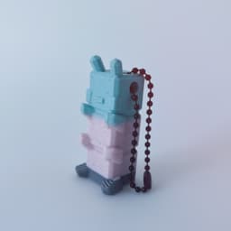 8bit Caterpillar 3d model