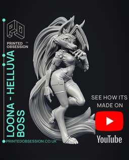 Loona - Helluva Boss - Fan Art 3d model