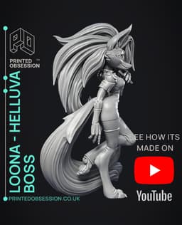 Loona - Helluva Boss - Fan Art 3d model