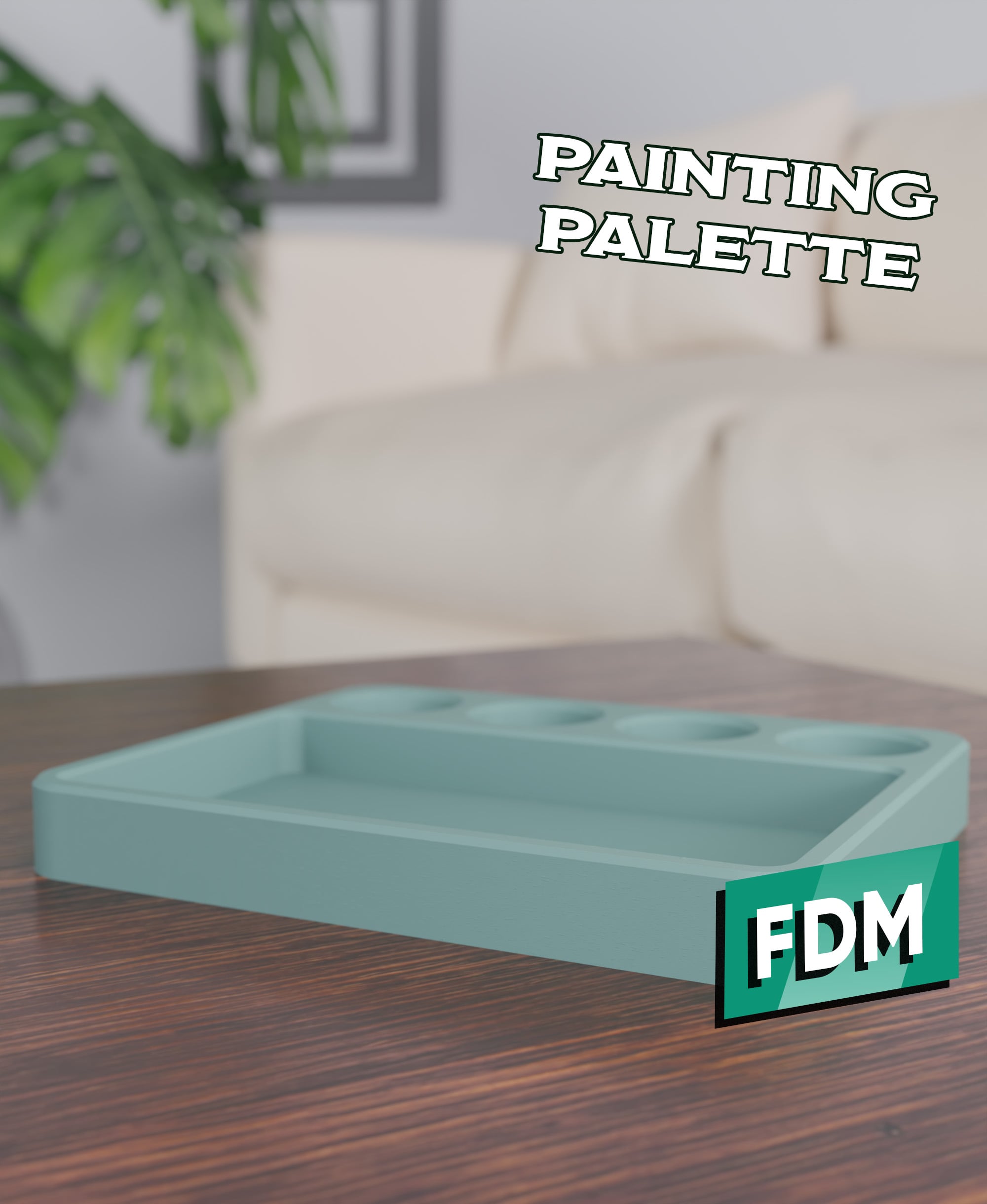 RPG - Painting Palette 3d model