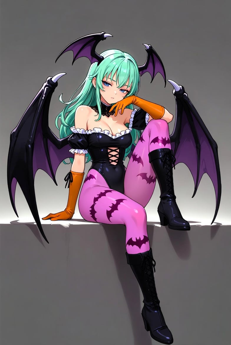 Anime Style Morrigan Aensland Figurine 3d model