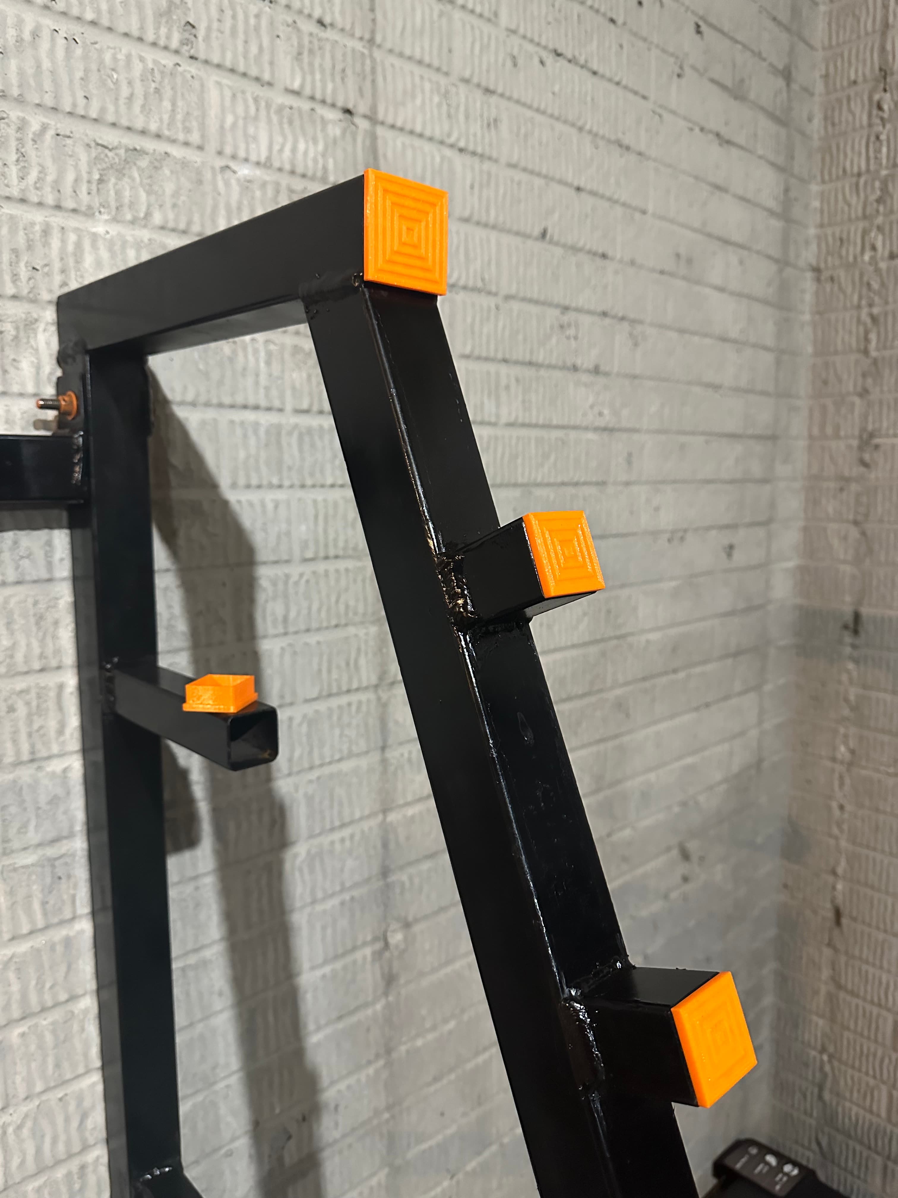 2-Inch Squat/Bench Rack End Caps 3d model