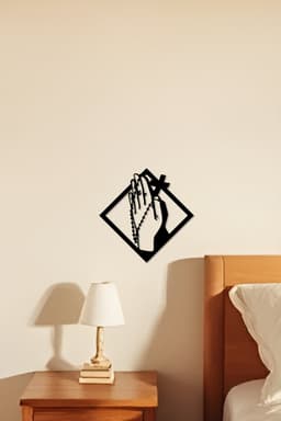 Pray Wall Art, Wall Decor, Home Decor 3d model