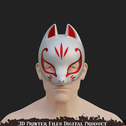 Lifeweaver X Fox Phantom Thieves Cosplay Mask OverWatch 2 Persona 3d model