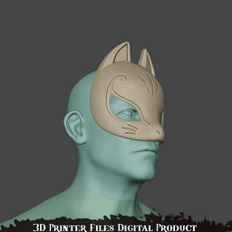 Lifeweaver X Fox Phantom Thieves Cosplay Mask OverWatch 2 Persona 3d model