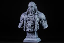 Durotan bust (Pre-Supported) 3d model