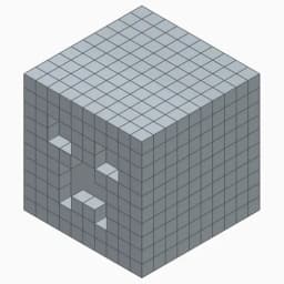 Minecraft Creeper Head 3d model