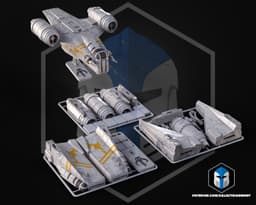 Razor Crest Kit Card - 3D Print Files 3d model