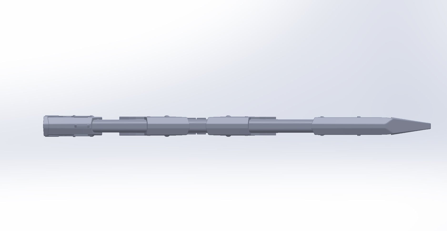 Zelda Master Sword Scabbard 3d model