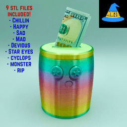 Chill Buddy Money Jar 3d model