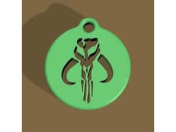 Boba Fett Keychain 3d model