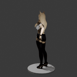 Blonde K-Pop Star v2 3d model