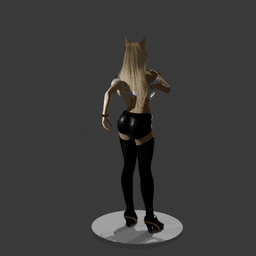 Blonde K-Pop Star v2 3d model