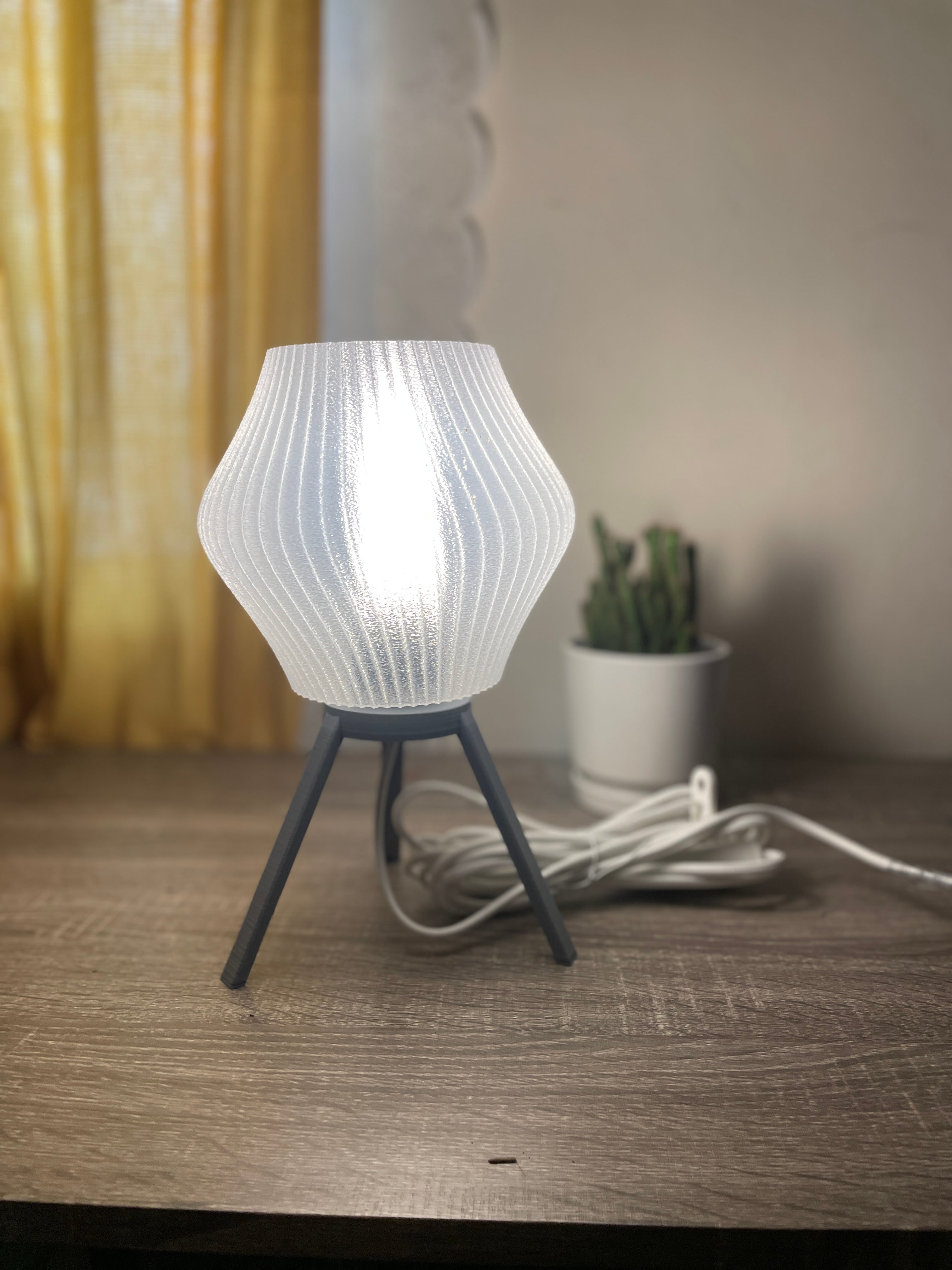 Twisted Design Lampshade 3d model