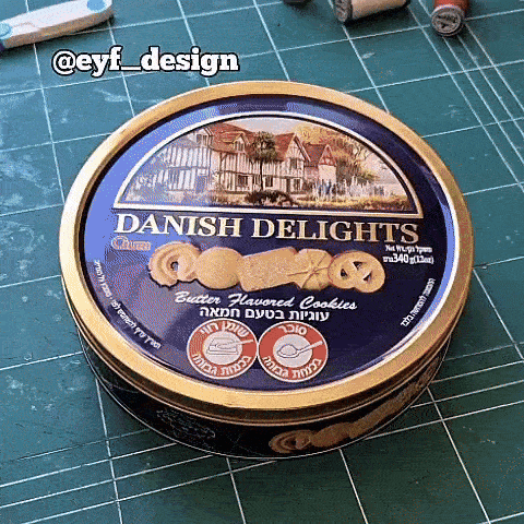Danish Cookie Sewing Kit 3d model