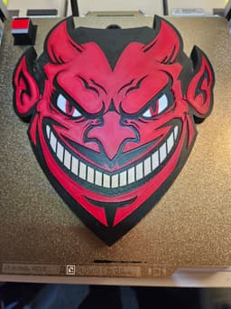 Halloween Devil Man Big Emblem 3d model