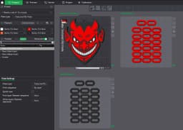 Halloween Devil Man Big Emblem 3d model