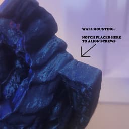Dragon Bust Accessory Stand - Moveable Jaw Version 3d model