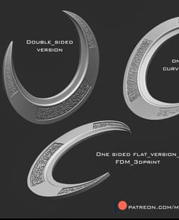 Crescent Darth's - Moon Knight 3d model
