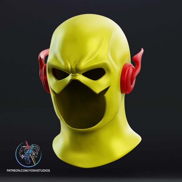 Classic Flash Mask 3D Printer STL File 3d model