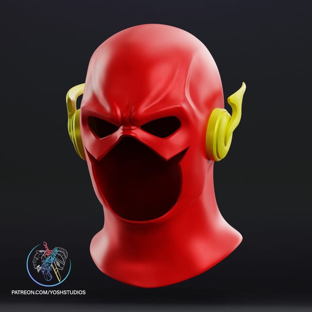 Classic Flash Mask 3D Printer STL File 3d model