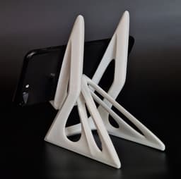 Equilibrium Stand - Geometric Phone Holder 3d model