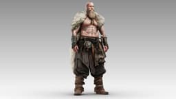 Berserker of the Norse 3d model