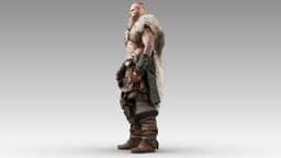Berserker of the Norse 3d model