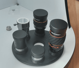 Rotating 1.25 eye piece holder 3d model