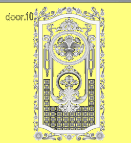 Modern CNC Door Collection Vol.01 3d model