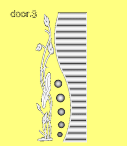 Modern CNC Door Collection Vol.01 3d model