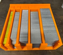 Storage for 18 Ga Crown Staples 3d model