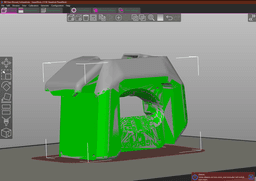 Microswiss NG/NG Revo fan shroud differences 3d model