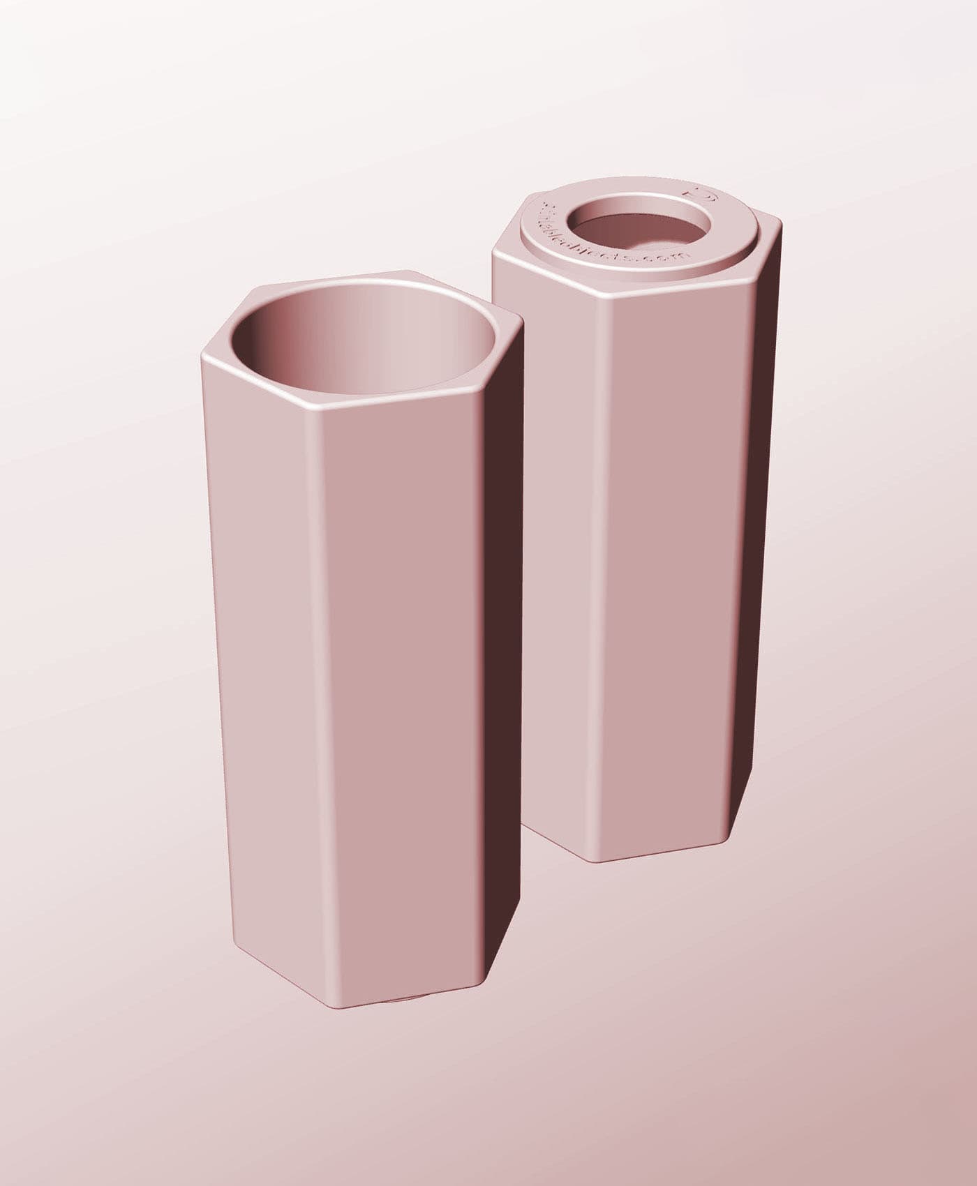 CH68-190-P Stacking pierced component box bin for makers 3d model