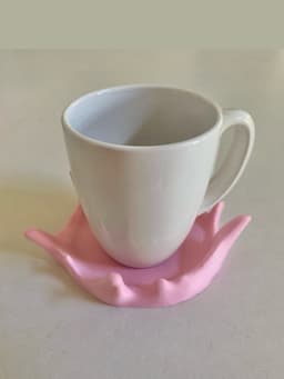 Spilled Coaster 3d model