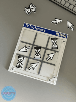 Windows 98 Inspired Tic-Tac-Toe 3d model
