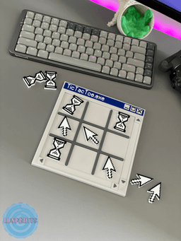 Windows 98 Inspired Tic-Tac-Toe 3d model