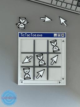 Windows 98 Inspired Tic-Tac-Toe 3d model