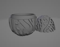 Butterfly Egg 3d model