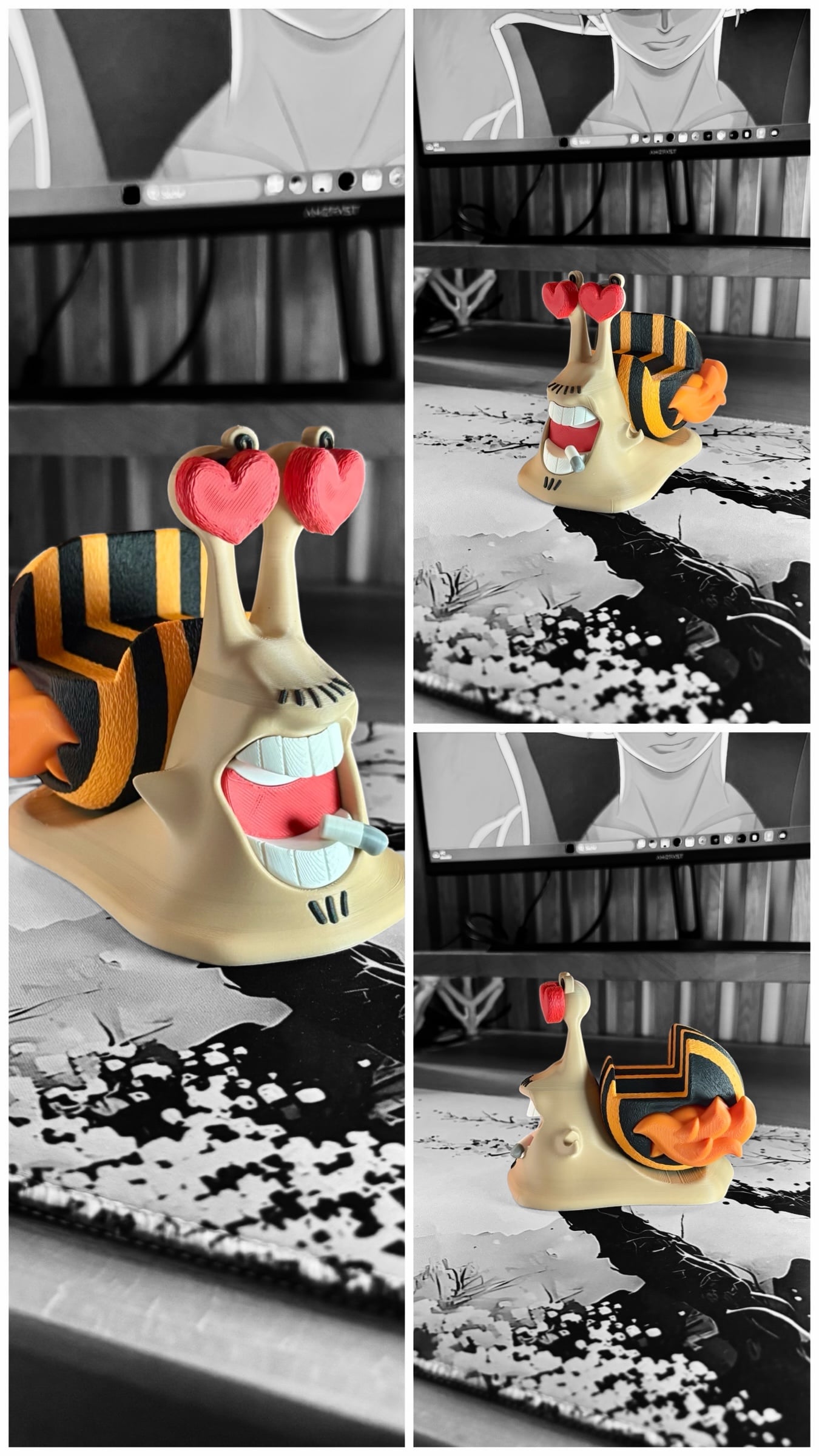 Anime Based Phone Snail - Universal Controller Stand 3d model