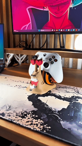Anime Based Phone Snail - Universal Controller Stand 3d model
