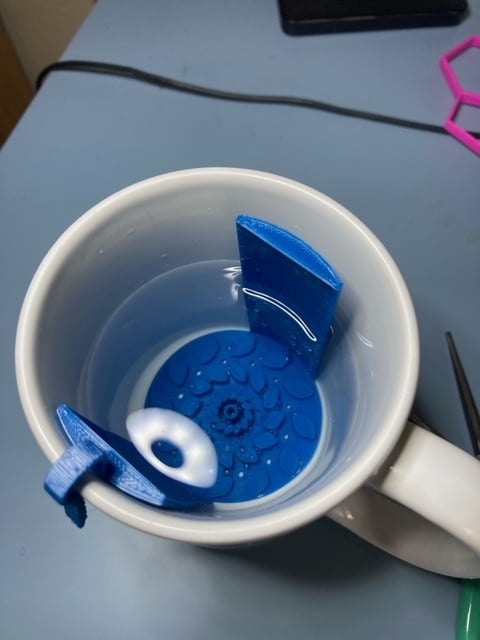 Mug Paintbrush Cleaner 3d model